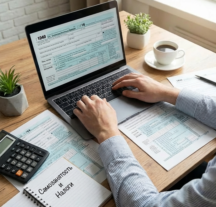 От вопросов к уверенности: новый канал о самозанятости и ИП. Фото создано при помощи ИИ.