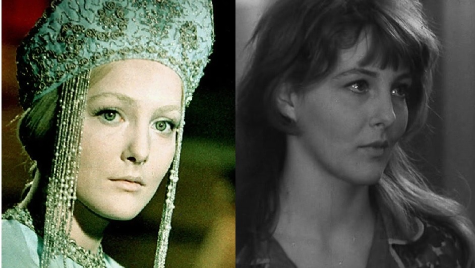 Евгения Филонова. Кадры из фильмов "Снегурочка" и "Остановите Потапова!"