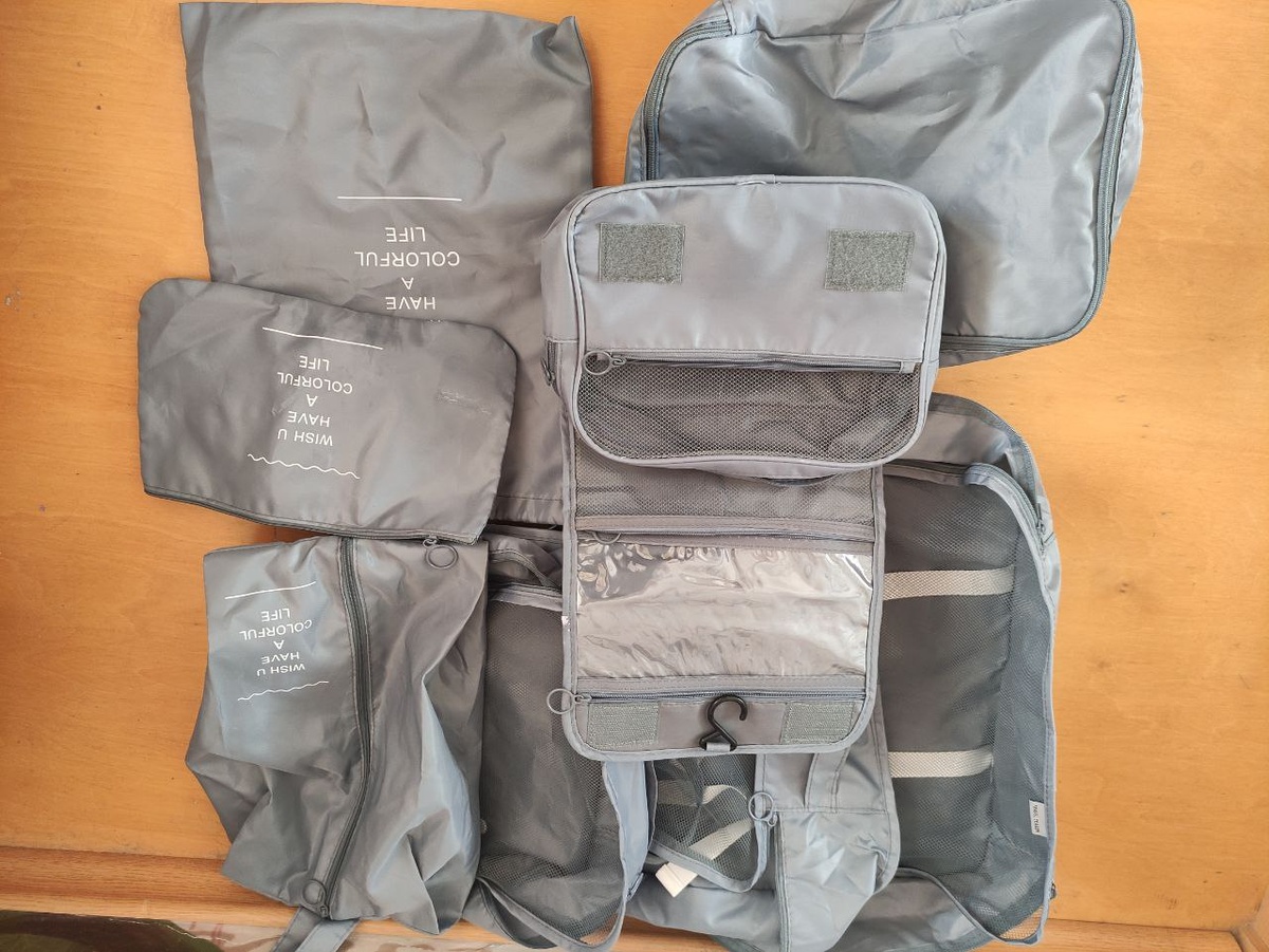 Наборы из нескольких органайзеров в чемодан