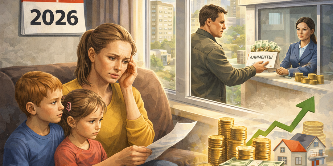 Рост алиментов с 1 марта 2026 года. Новый подсчет х4