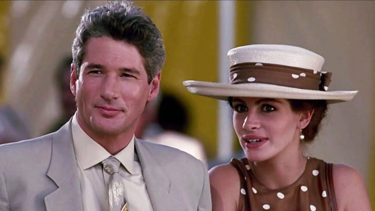    Ричард Гир и Джулия Робертс в фильме «Красотка»Кадр из видео