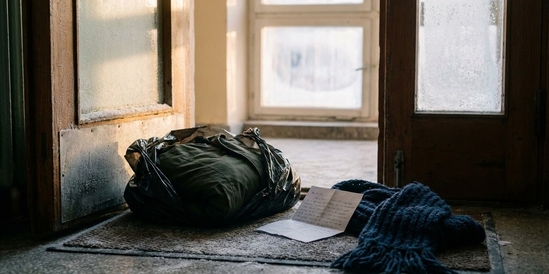 Записка в зимней куртке