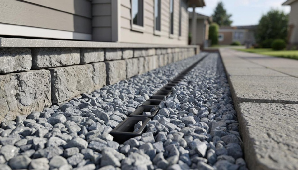 Надёжный дренаж с мраморным щебнем — просто и эффективно