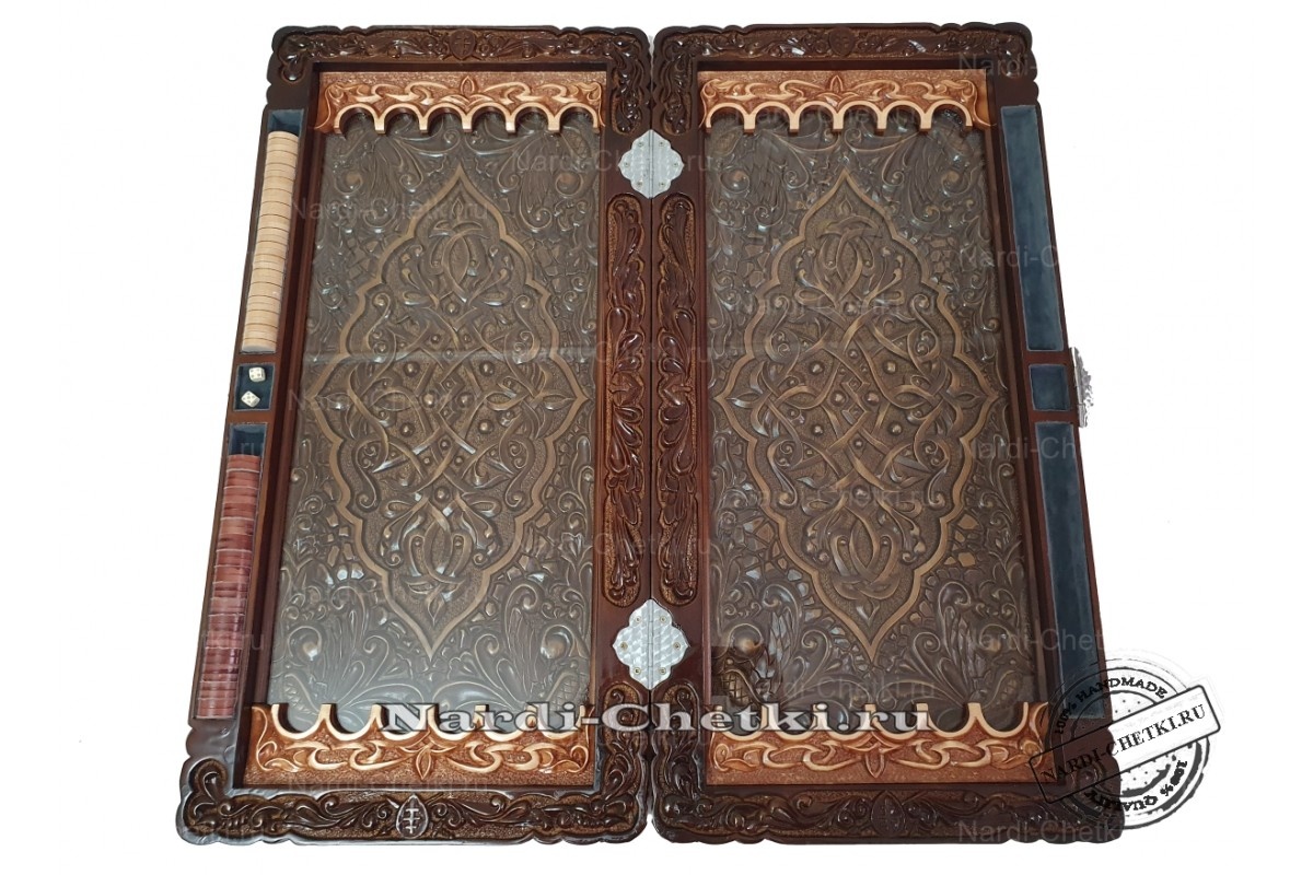 Большие резные нарды "Королевские"