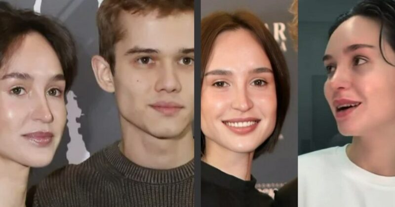    Рузиль Минекаев с супругой Азизой, решившейся на ринопластику.