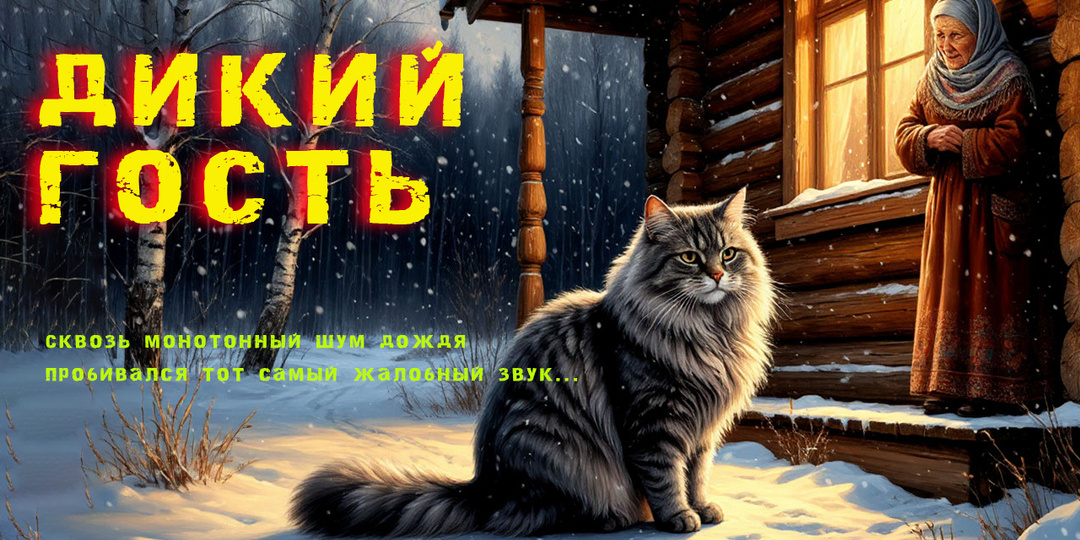 Серый страж из-под крыльца бабушки Агафьи. История из жизни.