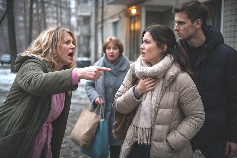 Беременная жена ушла от мужа из-за сумасшедшей соседки