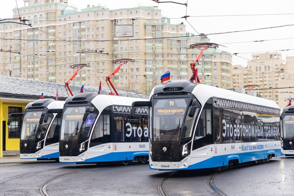     Трамваи. Источник: mos ru Автор фото: Пресс-служба Мэра и Правительства Москвы