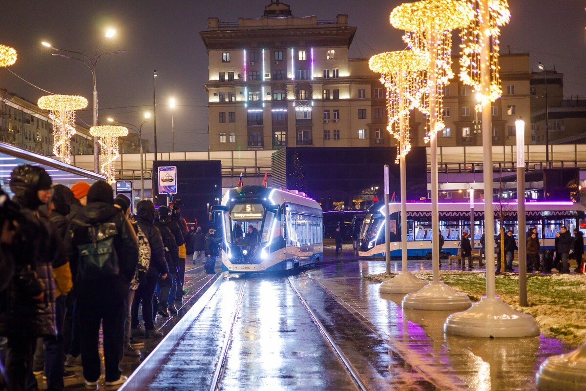    Собянин анонсировал открытие новых трамвайных линий в Москве