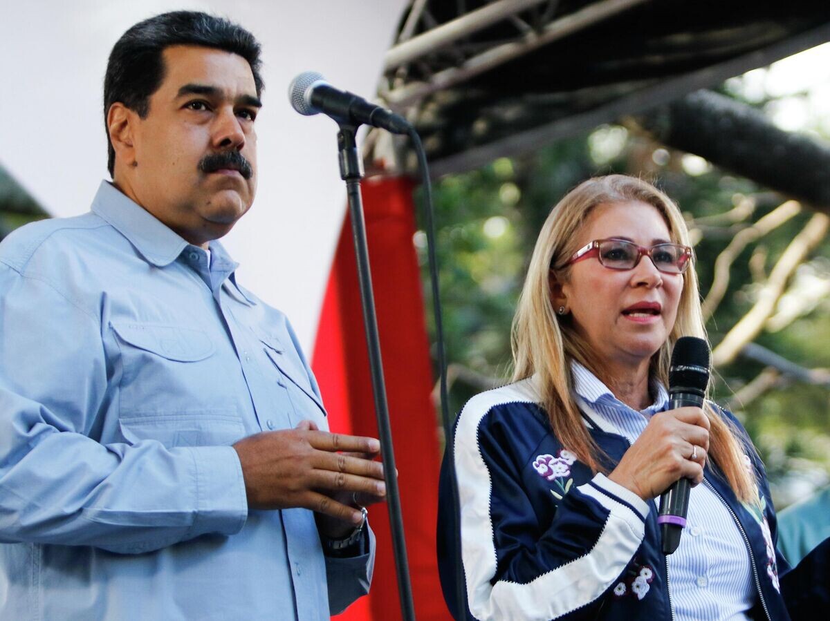    Президент Венесуэлы Николас Мадуро с супругой Силией Флорес | © РИА Новости / Администрация президента Венесуэлы