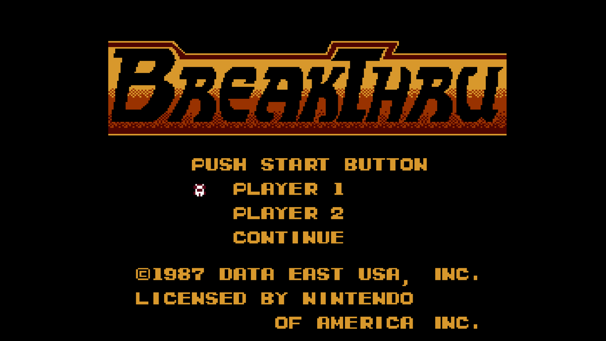 Breakthru: затерянная жемчужина NES