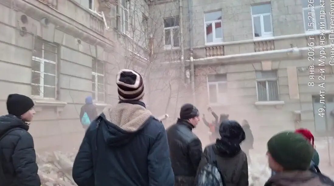    Фото: скриншот из видео в телеграм-канале SOS СПб СНОС.