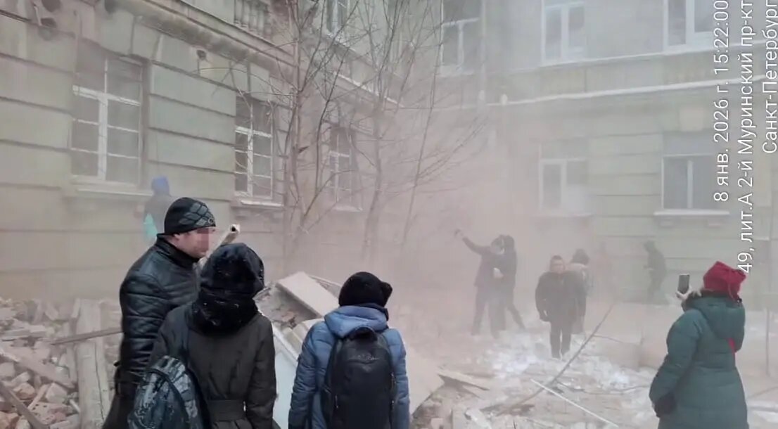    Фото: скриншот из видео в телеграм-канале SOS СПб СНОС.