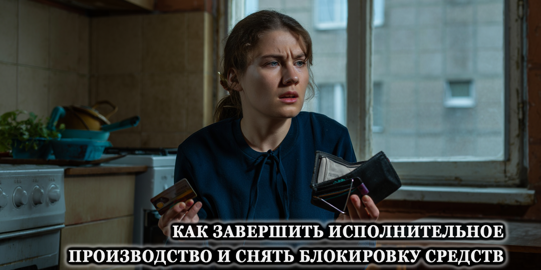 Как завершить исполнительное производство и снять блокировку средств на банковских картах