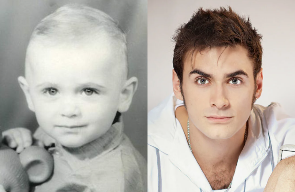 на фото Петр Дранга в детстве и юности 