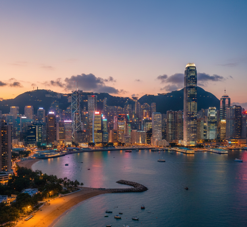 В Гонконге, где жильё стоит баснословных денег, небоскрёбы вроде комплекса HSBC спроектировали по принципам фэншуй