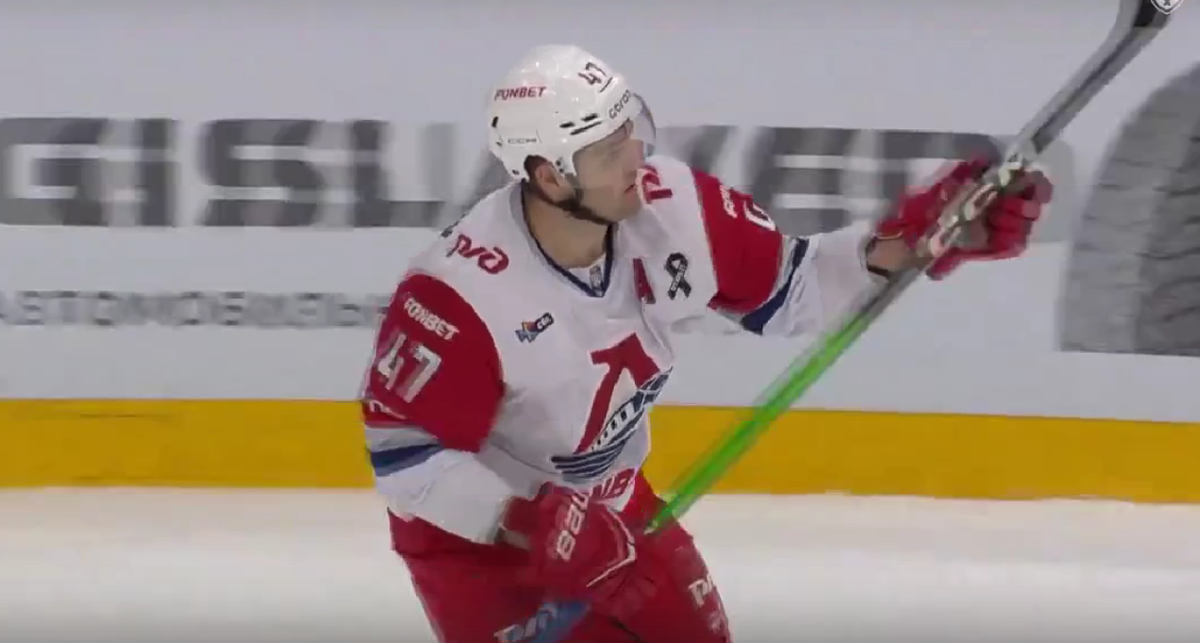    принтскрин с видео КХЛ