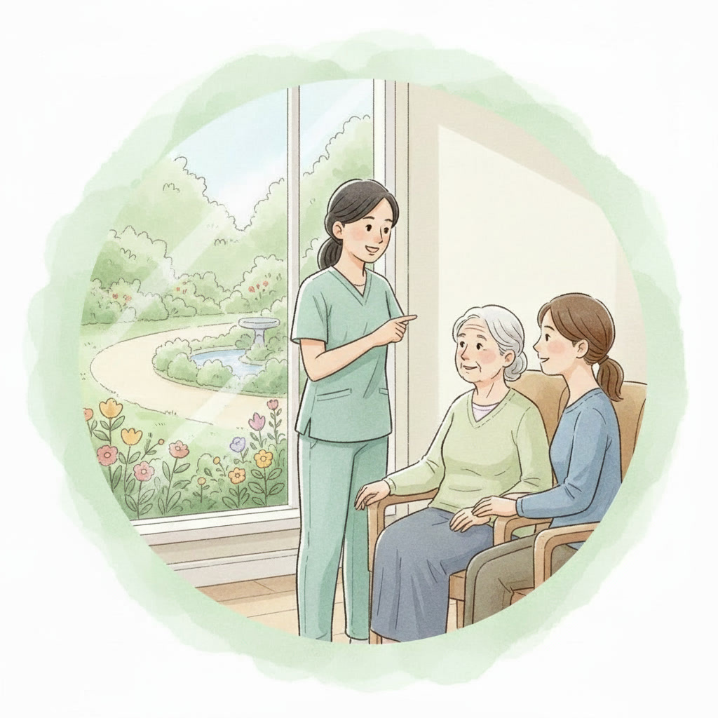 Заселение в пансионат пожилого человека с деменцией