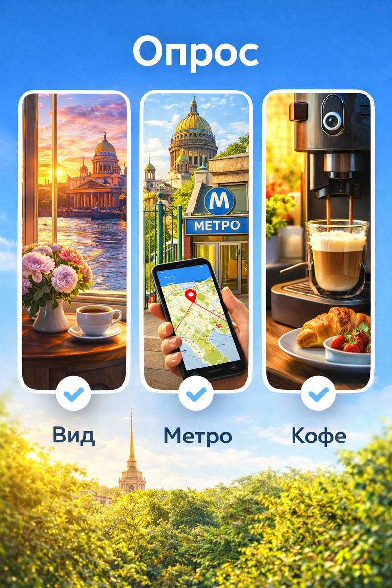 Опрос - выбор жилья