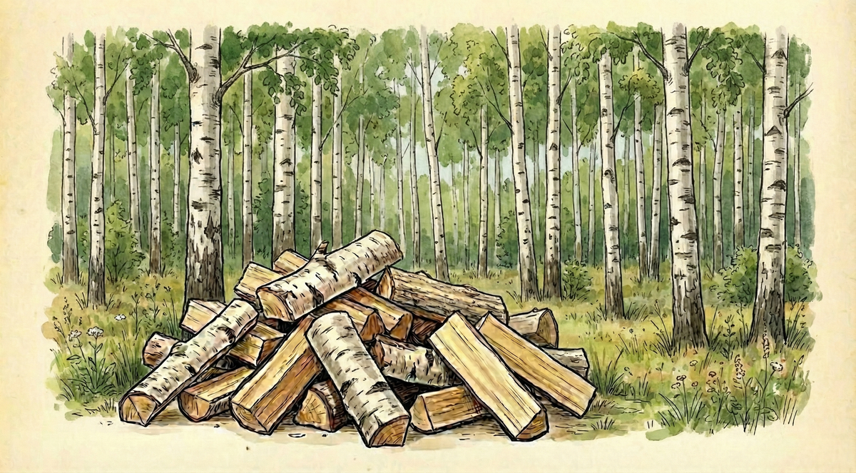 Березовые дрова, плюсы и минусы