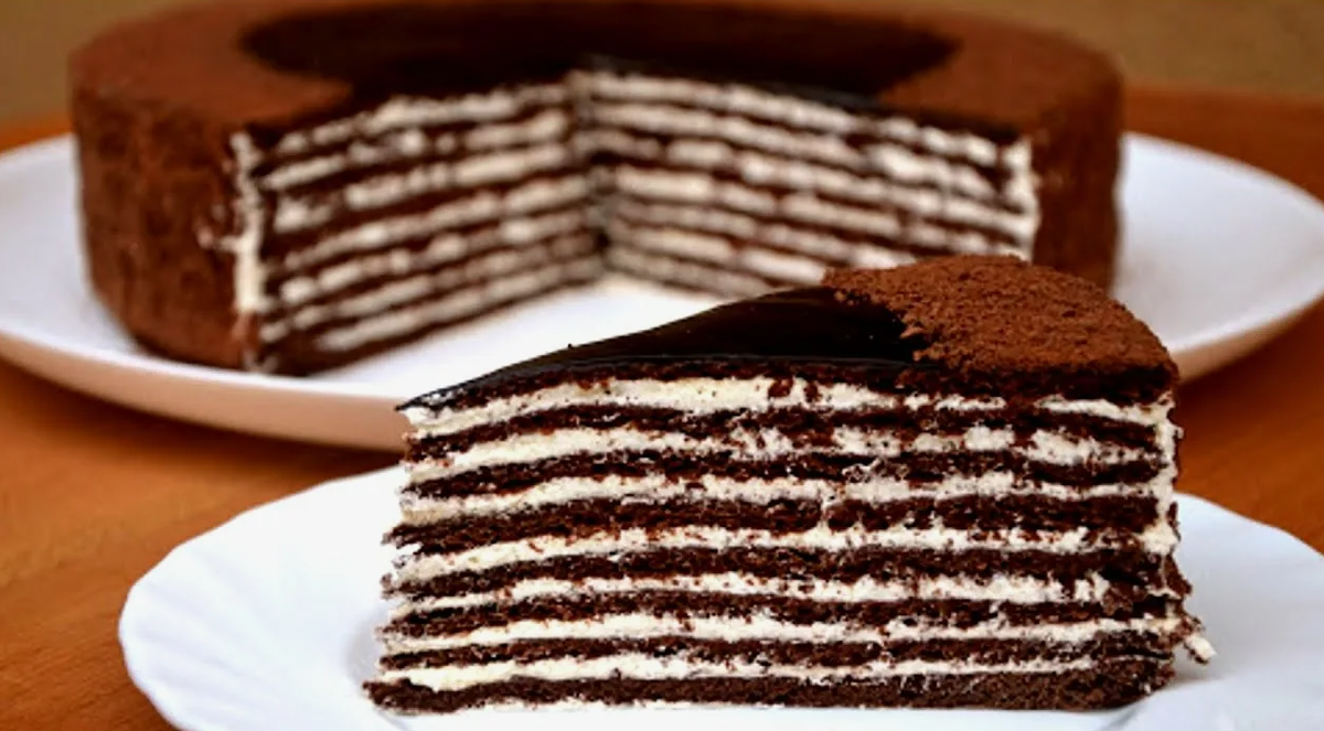 Шоколадный медовик