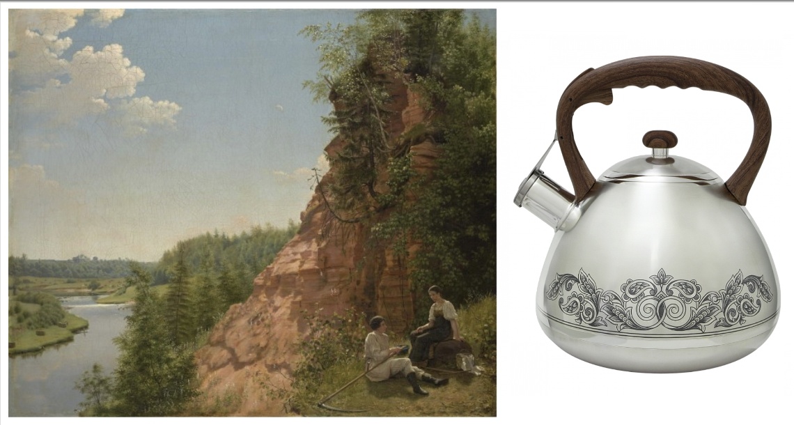 Тыранов А. В., Вид на реке Тосне близ села Никольского