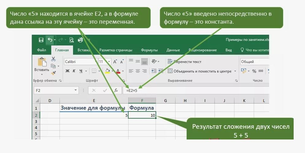 Сложение чисел