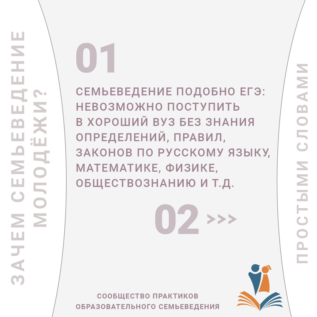 Зачем семьеведение молодёжи