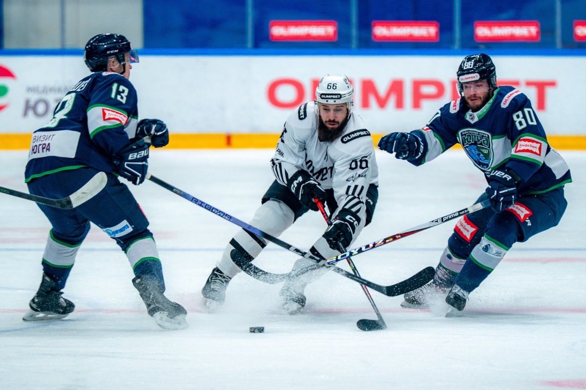    «Югра» обыграла «Челмет» в чемпионате ВХЛ