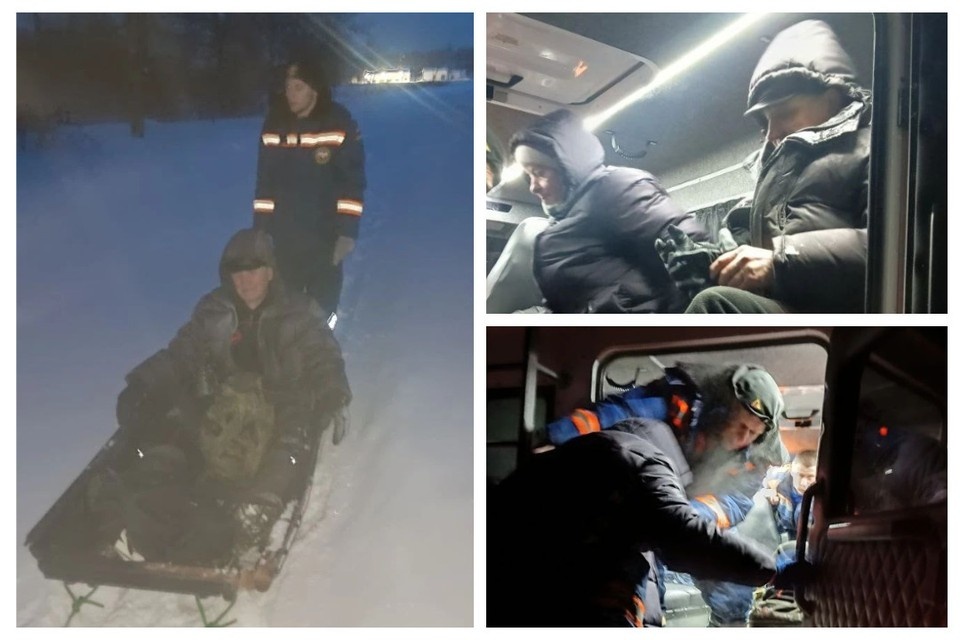    В Новосибирской области пожилые люди в течение четырех дней были заблокированы в дачном доме из-за последствий снегопада. Фото: Аварийно-спасательная служба Новосибирской области