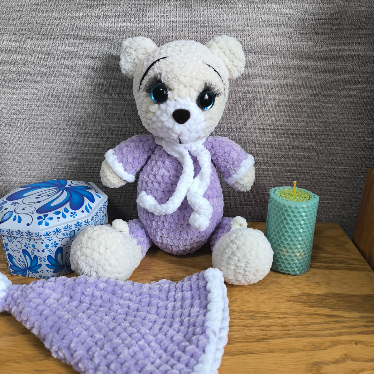 Мой лавандовый мишка.