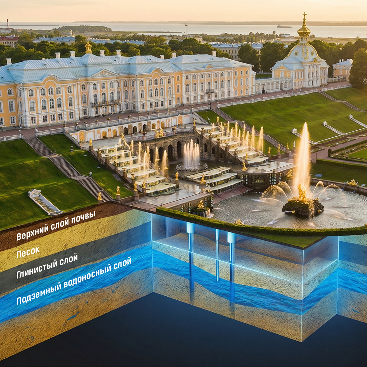 Грунтовые воды под Петергофом