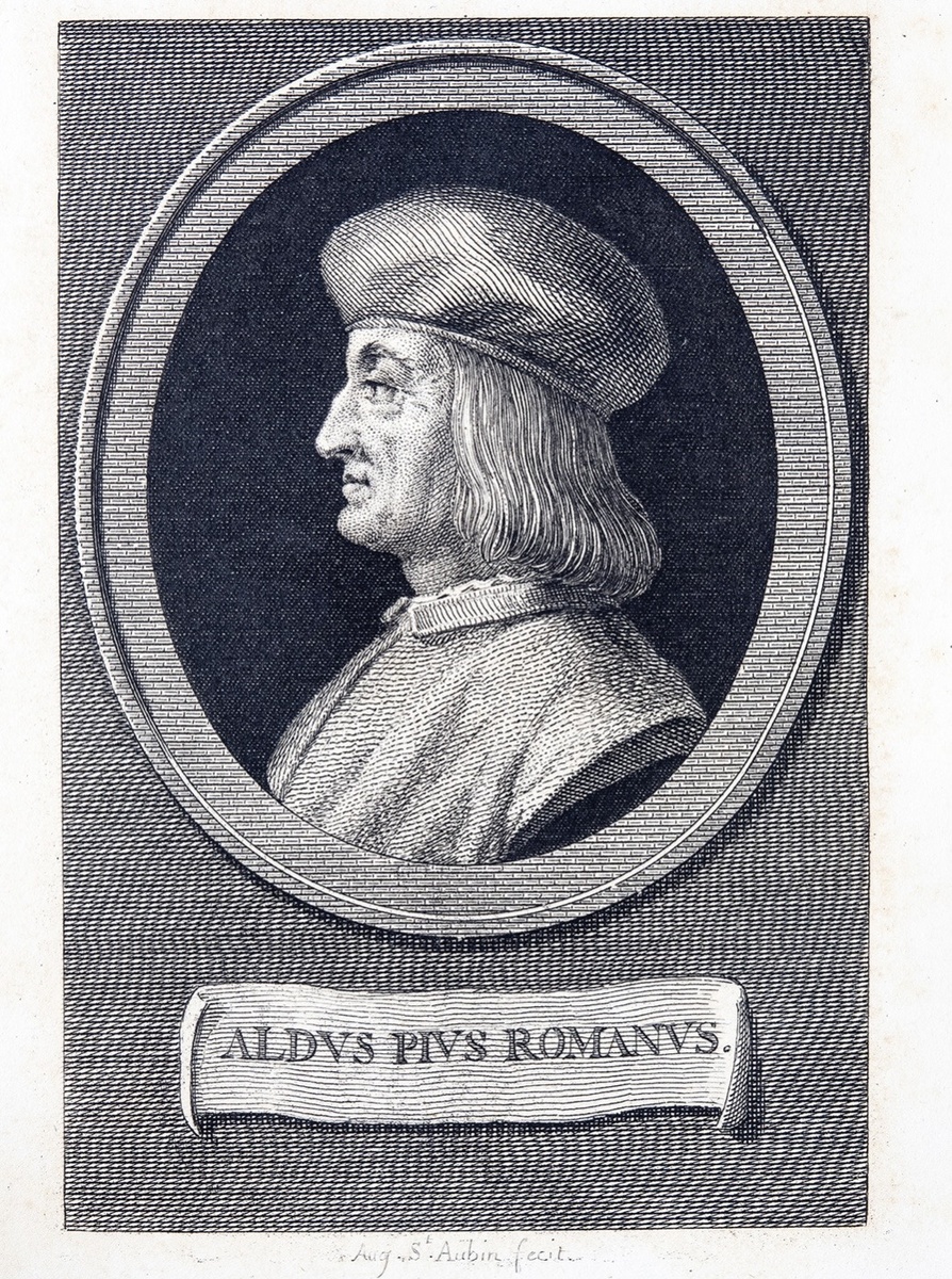 Альд Мануций (1449/1452 - 06.02.1515 гг.) – итальянский гуманист, книгопечатник и издатель, основатель издательского дома Альда.