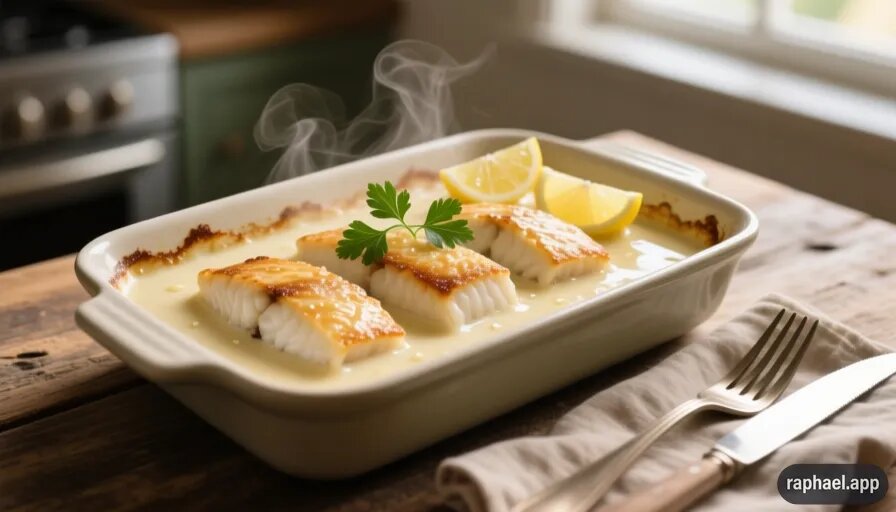 Запечённая в духовке рыба