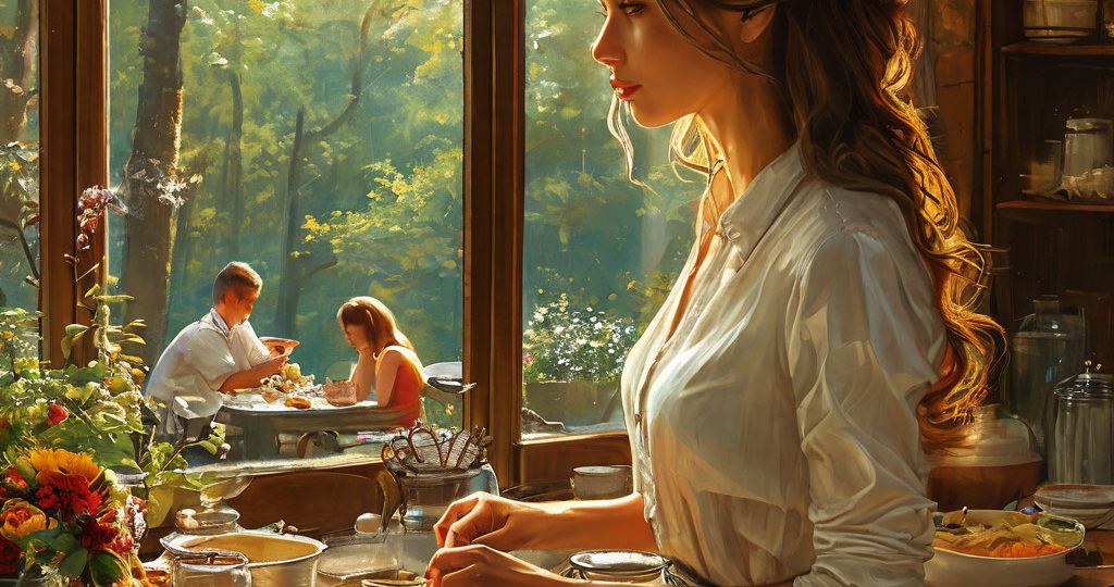 Смиренная, как агнец; делов, что пчела; красна, что райская птица; верна, что горлица