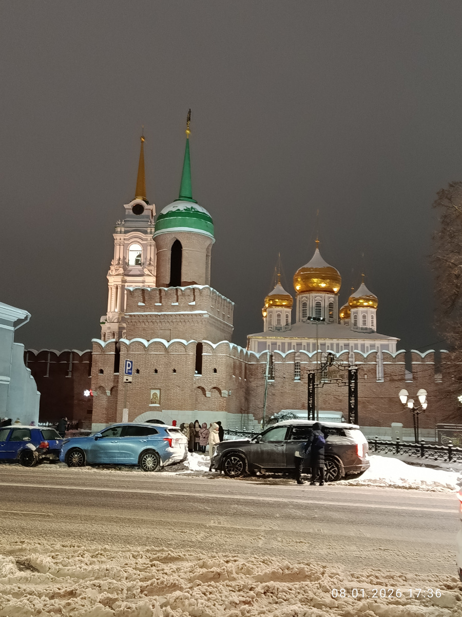 Тульский кремль вечером