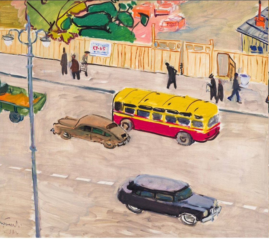 Валентин Поляков. «Московская улочка». 1958