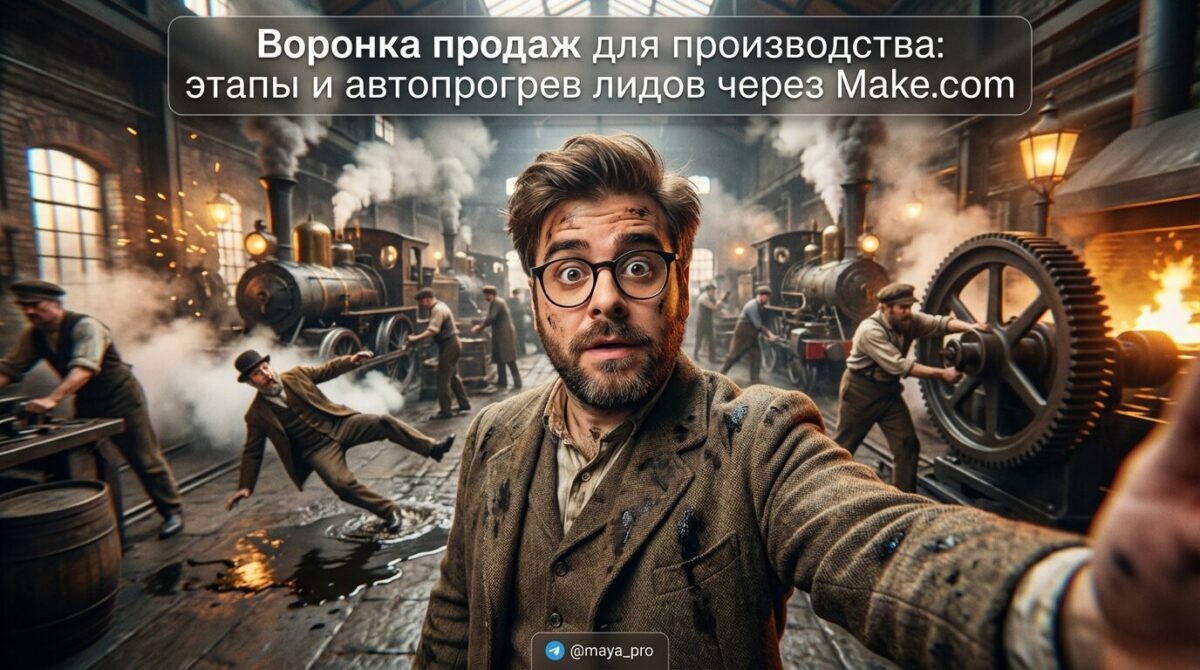    Этапы воронки продаж и автопрогрев лидов через Make.com Артур Хорошев