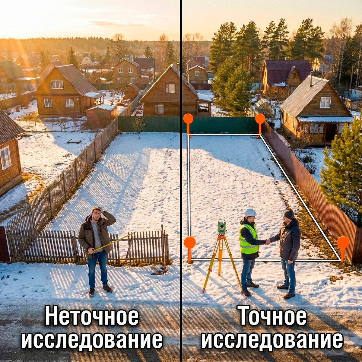 Сжатие участка при съёмке