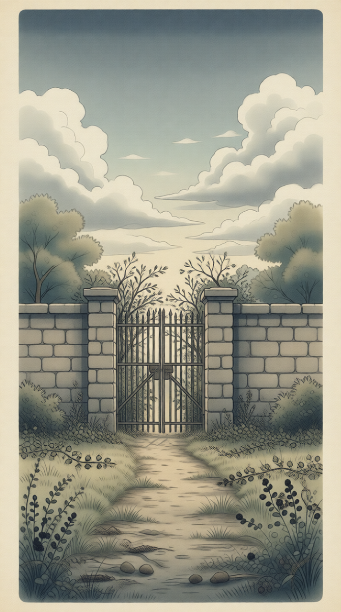 Заброшенный сад из моего сна.