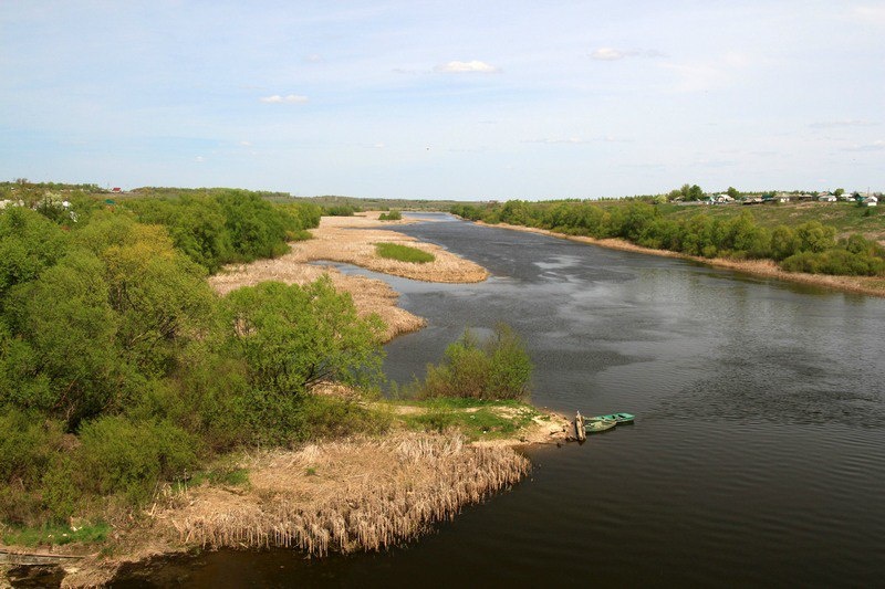 Река Цна делит бывшее единое село Конобеево на две части: Лесное и Польное. Фотография взята из социальной сети "ВКонтакте", со страницы сообщества "Поисково-исторический клуб "СтареЦ".