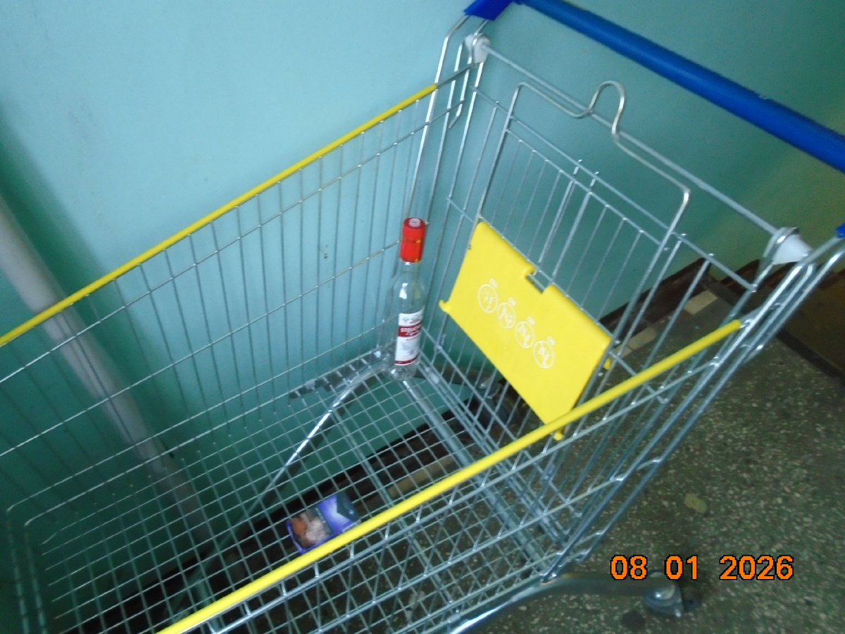 Хитро обставил магазин, теперь владеет новенькой тележкой.