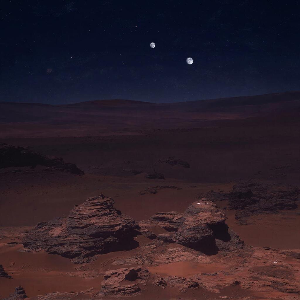 #ночнойпейзажмарса