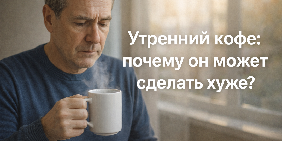 Почему утренний кофе делает хуже?