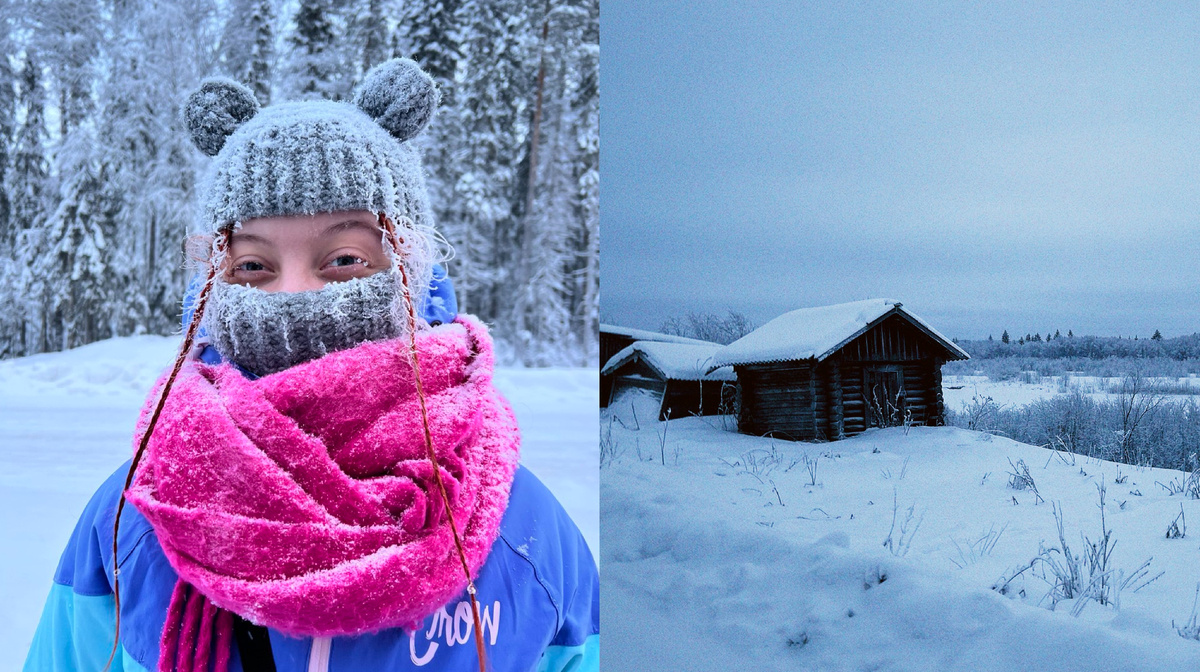 очень снежно