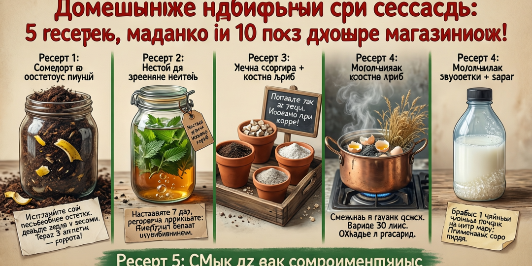 Домашнее удобрение для рассады: 5 рецептов, которые в 10 раз лучше магазинных!