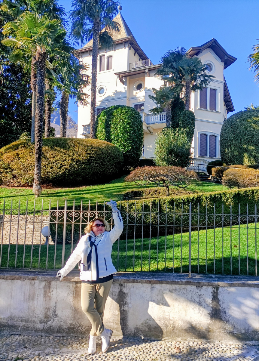 Вилла на берегу озера. Lago Maggiore. Италия. Фото автора 