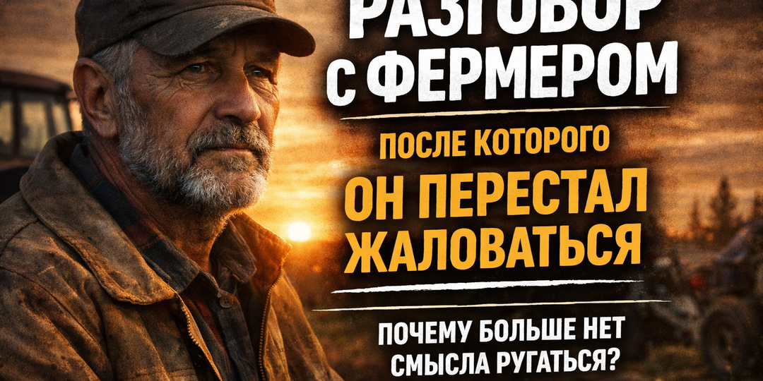 Один разговор с фермером, после которого я понял, почему они больше не жалуются
