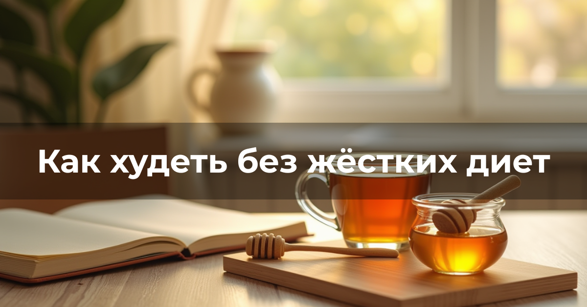 Мёд как мягкая альтернатива сахару при снижении веса