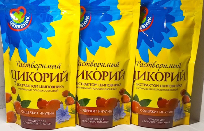 Сейчас цикорий можно купить с разными добавками, например, с шиповником.